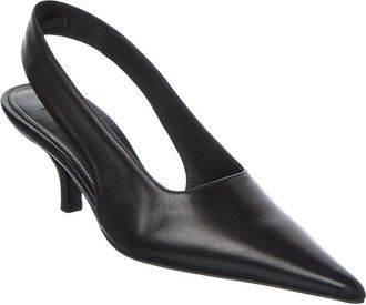 Toteme Toteme Decollete Leather Slingback Pump