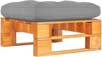 vidaXL Otomana De Jard&iacute;n De Palets Madera Pino Impregnada Marr&oacute;n Miel Vidaxl