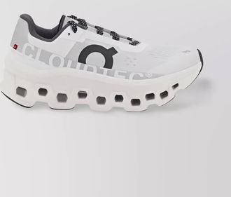 On cloudmonster perforated sole sneakers
