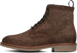 Giorgio Beige Stijlvolle Heren Winterlaarzen - Heren - Veterlaarzen - Bruin - 43 EU - Wol - Schoenen