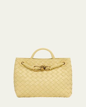 Bottega Veneta Andiamo Small Leather Top-Handle Bag
