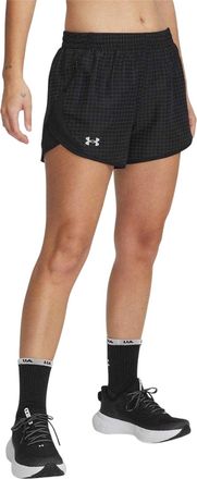 Under Armour Fly By-hardloopshort voor dames met opvallend ontwerp (Zwart)