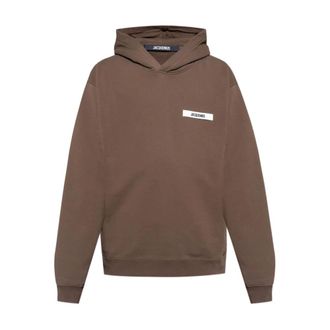 Jacquemus Hombre, Sudaderas, Marrón, Talla: 2XL