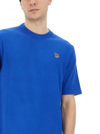 Paul Smith Zebra T-Shirt - Blue