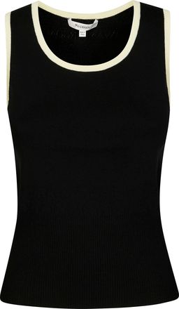 J.W.Anderson Ribbed Fitted Vest with Contrast Trim