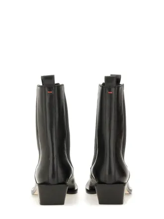 Aeyde Calf Leather Boot - Black