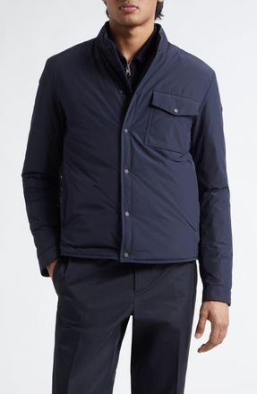 Moncler Zonda Water Repellent Down Jacket in Navy Blue at Nordstrom, Size 5