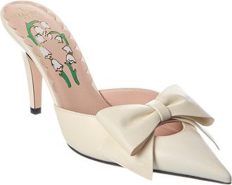 Valentino Vlogo Signature 85 Leather Mule