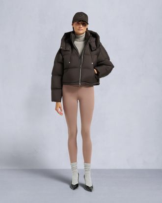 Moose Knuckles Womens Akai Cropped Puffer