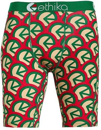 Ethika Drip Cost Mens Underwear Green/Red : 4XL, Polyester/Spandex
