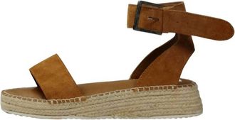 Myraswim Womens Mustard Wedge Sandal In Brown