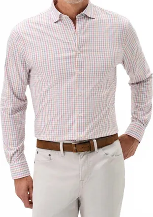 Johnnie-O Mens Albie Button Down Shirt In Pink