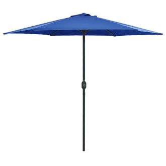 vidaXL Sombrilla De Jard&iacute;n Con Palo De Aluminio Azul Azure 270x246 Cm Vidaxl