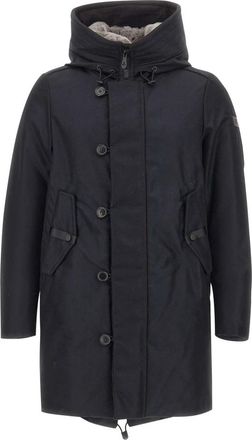Peuterey Kasa SL 00 Fur - Heren - Dons jassen - Blauw - L - Katoen - Jassen