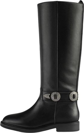 L37 Stijlvolle Modieuze Schoenen - Dames - Hoge Laarzen - Zwart - 38 EU - Schoenen