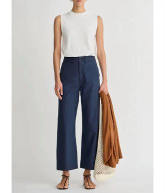 Apiece Apart Classic Merida Pant In Navy
