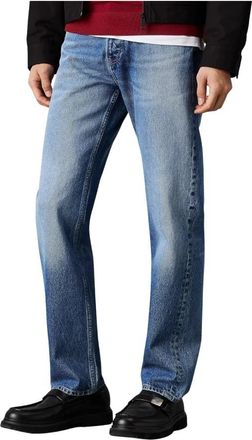 Calvin Klein Standard Straight Jeans - Heren - Regular Fit Jeans - Blauw - W36 - Katoen - Jeans