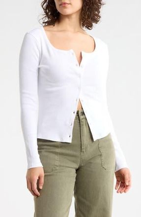 Abound Knit Cardigan in White at Nordstrom Rack, Size X-Large