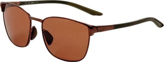 Nike Mens 55 mm Brown Sunglasses