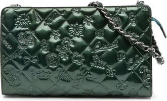 Chanel Pochette Precious Symbols in pelle 2009-2010 - Verde
