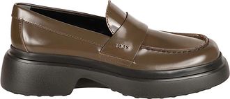 Tod's Urban Loafer met Chunky Sole - Dames - Loafers - Bruin - 40 EU - Leer - Schoenen