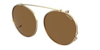 Polaroid PLD 2000/C-ON Clip-on Only 01Q/SP Mens Sunglasses Gold Size 52