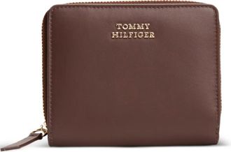 Tommy Hilfiger Portafoglio in pelle con zip - Marrone