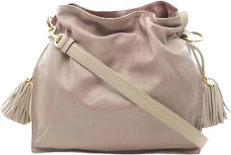 Loewe Pre-owned Bucket Bags, female, Pink, Size: ONE SIZE Pre-owned Leather shoulder-bags