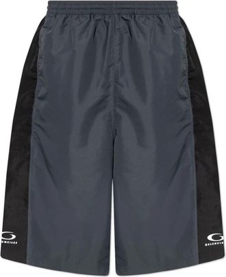 Balenciaga Korte Broeken, Heren, Grijs, M, Broek met logo