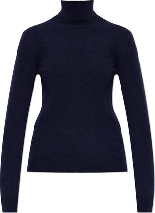 Balenciaga Kasjmier coltrui - Dames - Cashmere truien - Blauw - M - Kasjmier - Truien & Vesten