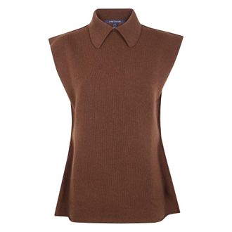 Sofie D'Hoore Sleeveless Truien - Dames - Truien - Bruin - Maat: M