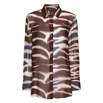 Elena Miro Dames, Blouses & Shirts, Veelkleurig, Maat: L Viscose