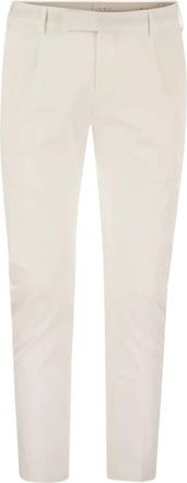 Pantaloni Torino Dieci Broeken - Heren - Nette broeken - Wit - XL - Katoen - Broeken