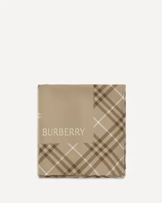 Burberry Silk Scarf with Archive Equestrian Knight Male UNI