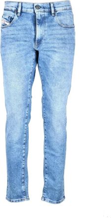 Diesel Blue Cotton Elastane Mens Jeans