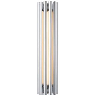 Maytoni Applique Contemporanea Sonata Led Alluminio Cromo Diffusore Vetro Trasparente