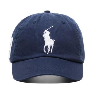 Ralph Lauren Cotton Twill Ball Cap - Heren - Petten - Blauw - ONE Size - Katoen - Accessoires