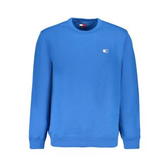 Tommy Hilfiger Hoodies & sweatvesten, Heren, Blauw, XL, Katoen, Sweatshirt met lange mouwen