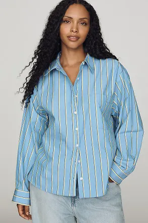 Maeve Shrunken Bennet Buttondown Shirt