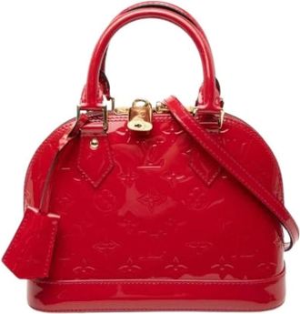 Louis Vuitton Pre-owned Handbags, female, Red, Size: ONE SIZE Pre-owned Alma BB
