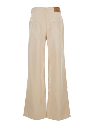 Isabel Marant Womens Jeans Rodayna Beige Denim