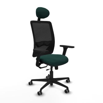 Piqueras y Crespo Silla De Oficina Piqueras Y Crespo Zulema Negra Soporte Lumbar Ajustable