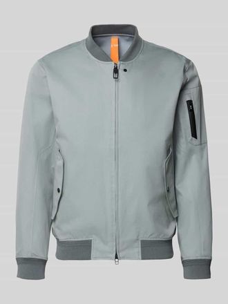 G-Lab Jacke mit Stehkragen und Zweiwege-Rei&szlig;verschluss Modell FLAP in Hellblau, Gr&ouml;&szlig;e XXL