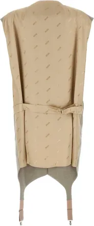 Moschino Womens Wool Vest Beige Virgin Viscose Vests