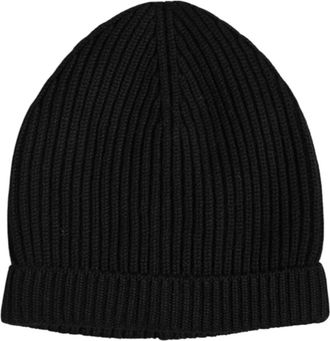 Dolce & Gabbana Beanie Muts - Heren - Hoeden - Zwart - ONE Size - Kasjmier - Accessoires
