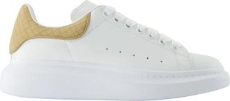 Alexander McQueen Oversized Sneaker - Heren - Sneakers - Beige - 42 EU - Leer - Schoenen