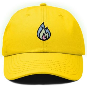 Dalix Fire Dad Hat in Gold at Nordstrom