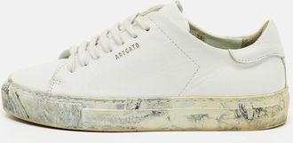 Axel Arigato White Leather Clean 90 Low Top Sneakers