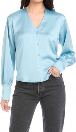 Fifteen Twenty Tie Back Top In Glacier