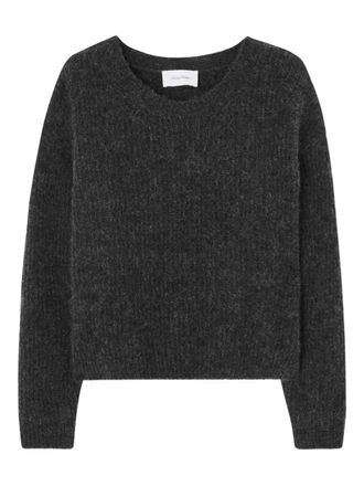 American Vintage East long-sleeve crew-neck sweater - Grey